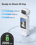 OZOT Q8 4K Handheld Gimbal Camera